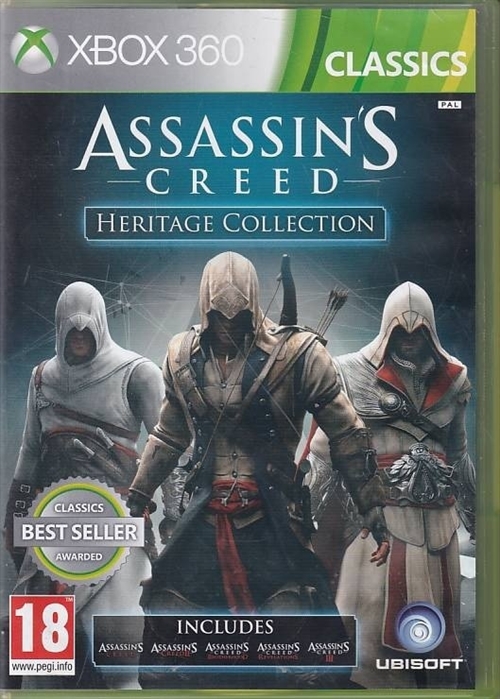 Assassins Creed Heritage Collection - XBOX 360 (B Grade) (Genbrug)
